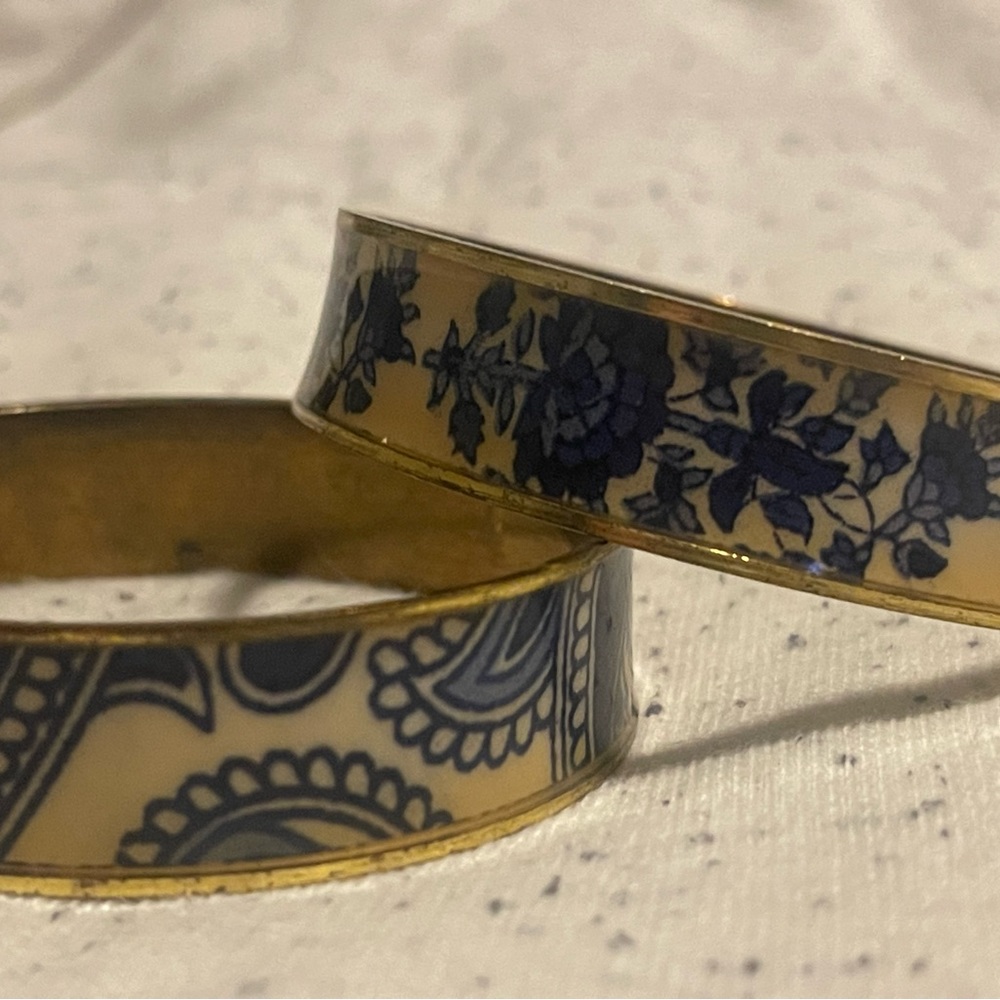 -Vintage brass bracelet set*